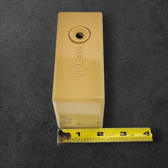 Vintage EB Boston Electric Pencil Sharpener Motor Runs Needs Repair Battery - Picture 9 of 10